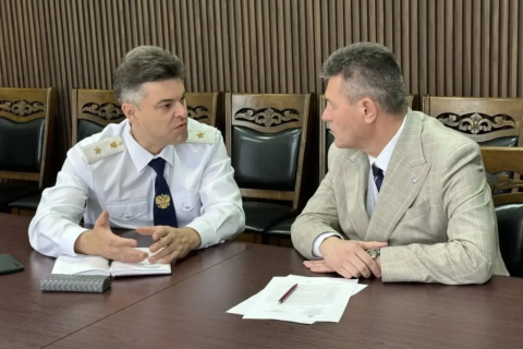 Председатель Калужского регионального отделения СоюзМаш России и Прокурор Калужской области провели рабочую встречу