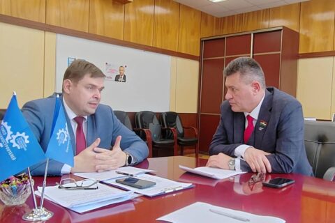 Состоялась рабочая встреча председателя Калужского регионального отделения Новикова Андрея Анатольевича и министра труда и социальной защиты Калужской области Коновалова Павла Владимировича